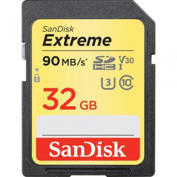 SanDisk Extreme 32GB 90 Mb/s SDHC UHS-I Card